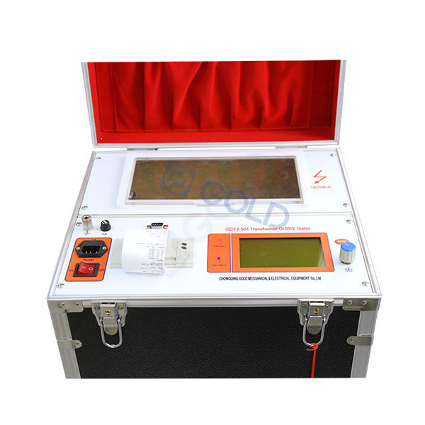 GDYJ-501 ราคาต่ำของจีน IEC60156 ชุดทดสอบน้ำมัน BDV Transformer