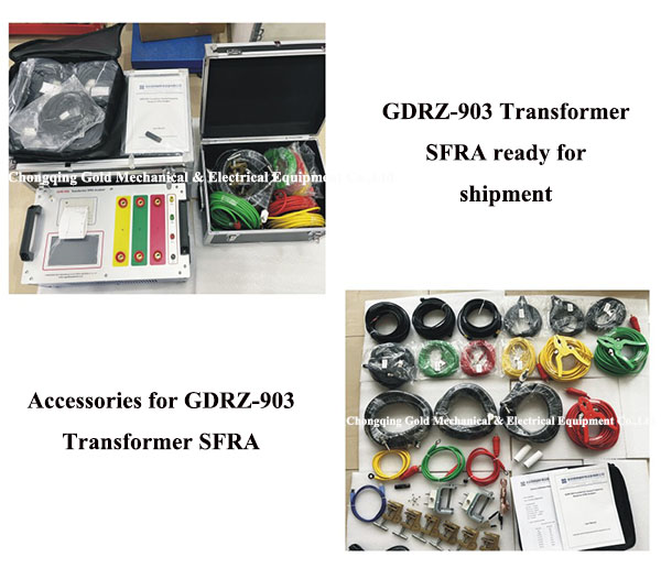 GDRZ-903 Transformer SFRA Winding Tester พร้อมที่จะจัดส่ง