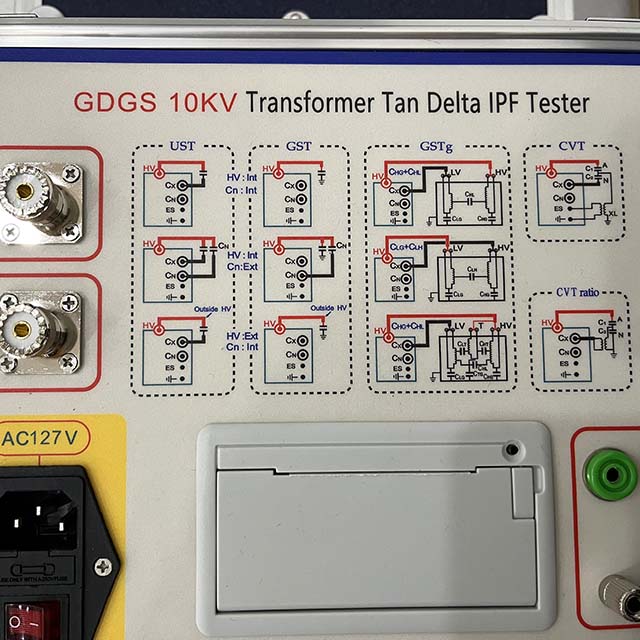 GDGS Transformater IPF ฉนวนกันความร้อนเครื่องทดสอบ Power Factor, Transformer Tan Delta Tester