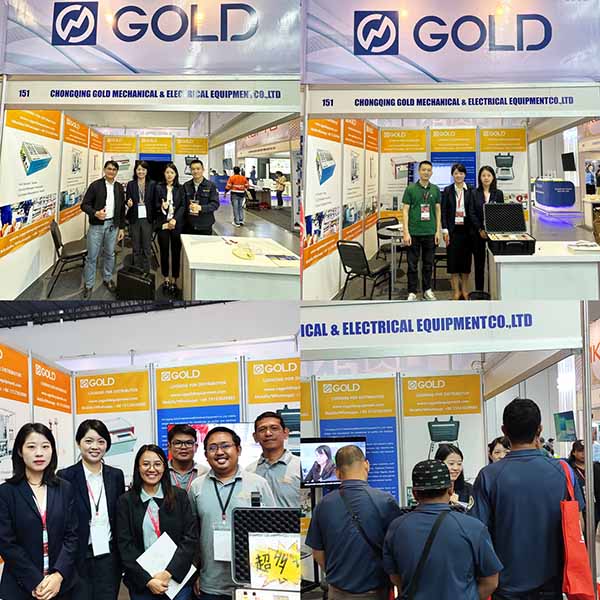 Chongqing Gold Mechanical Equipment Co. , Ltd ประสบความสำเร็จในการเข้าร่วมการประชุมประจำปีครั้งที่ 48 และ IIEE 3E XPO 2023 ในฟิลิปปินส์
